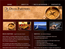 Tablet Screenshot of deltapartners.com.au